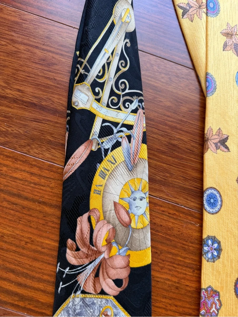 Two Leonard of Paris Men’s Neck Ties - (Rare)